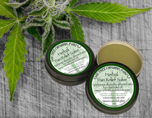 2oz Tin of Herbal Relief Salve